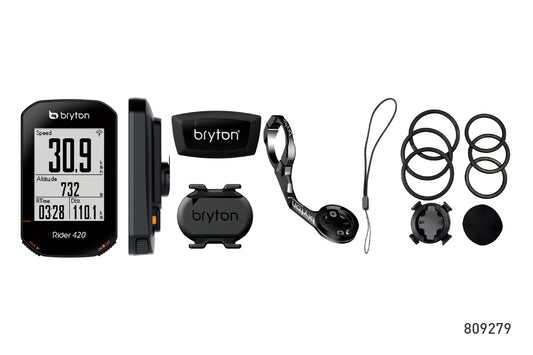 Ciclocomputador Rider 420T con Soporte y Sensores