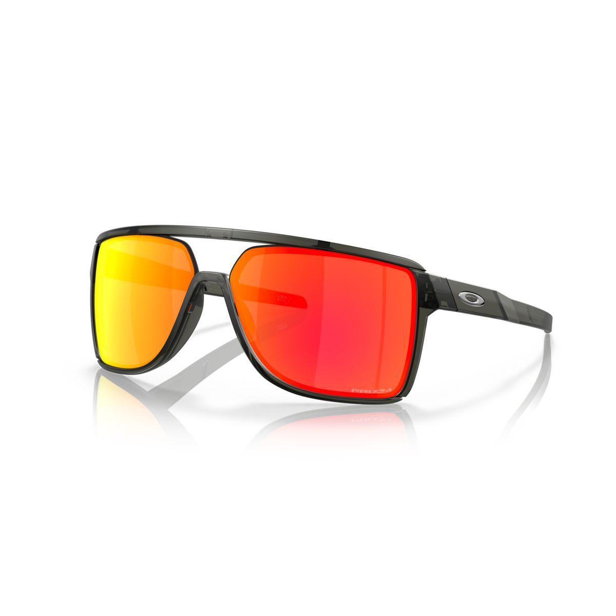 Gafas Oakley Castel Matte Grey Smoke Prizm Ruby