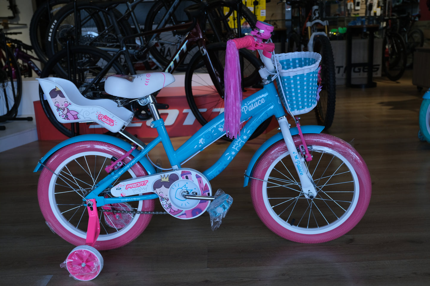 BICICLETA PROFIT PARA NIÑA PRINCESS PALACE RIN 16